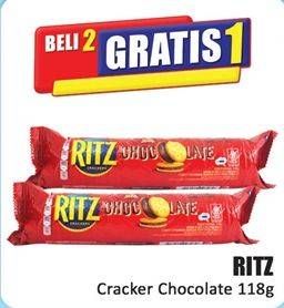 Promo Harga Ritz Crackers Sandwich Chocolate 118 gr - Hari Hari