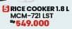Promo Harga Miyako Rice Cooker MCM-721 LST  - COURTS