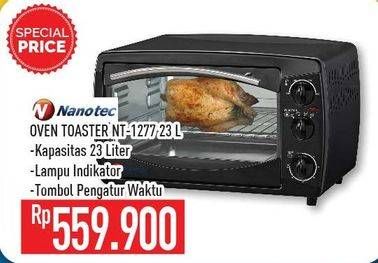 Promo Harga NANOTEC NT-1277 | Oven Toaster  - Hypermart