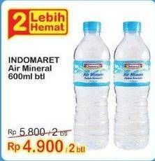 Promo Harga INDOMARET Air Mineral 600 ml - Indomaret