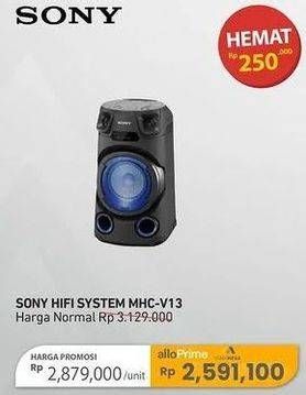 Promo Harga Sony MHC-V13  - Carrefour