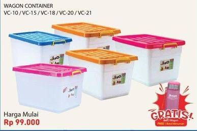 Promo Harga LION STAR Wagon Container VC-10, VC-15, VC-18, VC-20, VC-21  - Courts