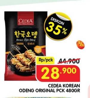 Promo Harga Cedea Korean Style Odeng Original 480 gr - Superindo