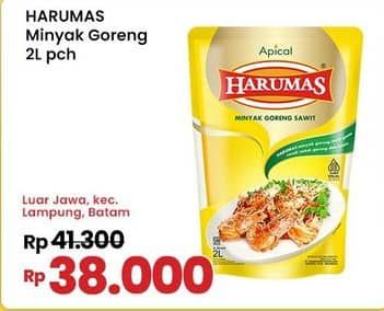 Promo Harga Harumas Minyak Goreng 2000 ml - Indomaret