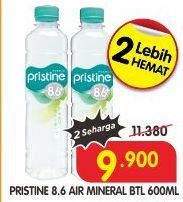 Promo Harga Pristine 8 Air Mineral 600 ml - Superindo