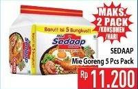 Promo Harga SEDAAP Mie Goreng per 5 pcs 90 gr - Hypermart