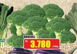 Promo Harga Brokoli per 100 gr - Hari Hari