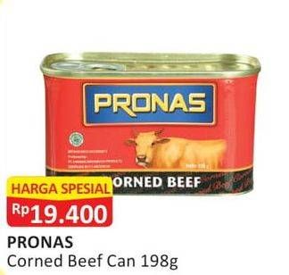 Promo Harga PRONAS Corned Beef 198 gr - Alfamart