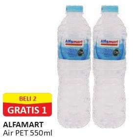 Promo Harga ALFAMART Air Mineral 550 ml - Alfamart