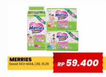 Promo Harga Merries Pants Good Skin XL26, M34, L30 26 pcs - Yogya