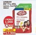 Promo Harga Lifebuoy Body Wash Total 10, Mild Care, Lemon Fresh, Cool Fresh 400 ml - Alfamart