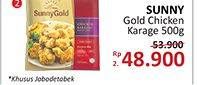 Promo Harga SUNNY GOLD Chicken Karaage 500 gr - Alfamidi