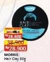 Promo Harga Morris Hair Clay 80 gr - Alfamart