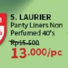 Promo Harga Laurier Pantyliner Cleanfresh NonPerfumed 40 pcs - Guardian