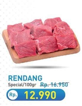 Promo Harga Daging Rendang Sapi per 100 gr - Hypermart