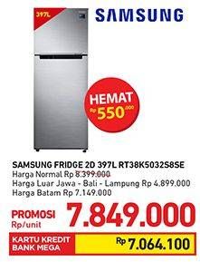 Promo Harga SAMSUNG RT38K5032S8 Refrigerator  - Carrefour