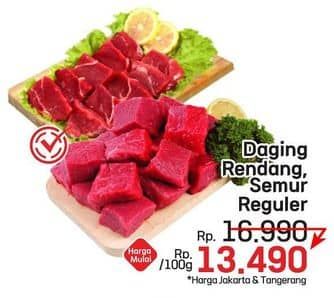 Promo Harga Daging Rendang/Semur  - LotteMart