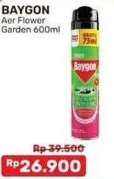 Promo Harga BAYGON Insektisida Spray Flower Garden 600 ml - Alfamart