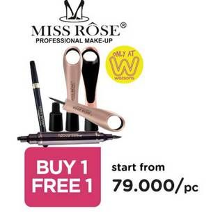 Promo Harga MISS ROSE Professional Make Up  - Watsons