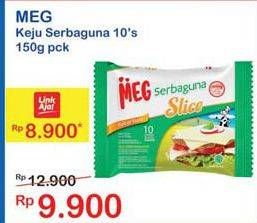 Promo Harga MEG Keju Serbaguna Slice 10 pcs - Indomaret