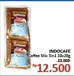 Promo Harga Indocafe Coffeemix 3in1 per 10 sachet 20 gr - Alfamidi