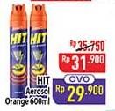 Promo Harga HIT Aerosol Orange 600 ml - Hypermart