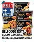 Promo Harga Belfoods Royal Ayam Goreng Ala Korea Busan Chicken, Gangnam Chicken, Hongdae Chicken, Itaewon Chicken 200 gr - Hypermart