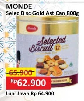 Promo Harga Monde Selected Biscuit 800 gr - Alfamart