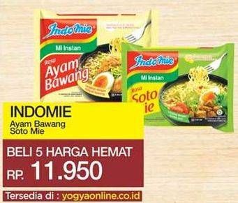 Promo Harga INDOMIE Mi Kuah Soto Mie 70 gr - Yogya