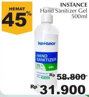 Promo Harga INSTANCE Hand Sanitizer Gel 500 ml - Giant