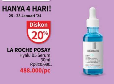 Promo Harga La Roche-posay Hyalu B5 Anti Aging Serum 30 ml - Guardian