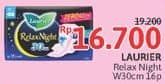 Promo Harga Laurier Relax Night 30cm 16 pcs - Alfamidi