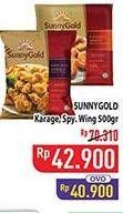 Promo Harga SUNNY GOLD Karage, Spicy Wings 500 g  - Hypermart