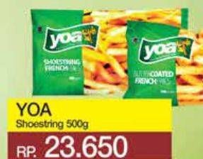 Promo Harga YOA French Fries Shoestring 500 gr - Yogya