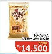 Promo Harga Torabika Creamy Latte per 10 sachet 25 gr - Alfamidi