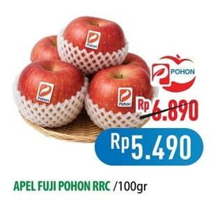 Promo Harga Apel Fuji RRC Pohon per 100 gr - Hypermart