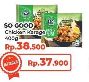 Promo Harga So Good Chicken Karage 400 gr - Yogya