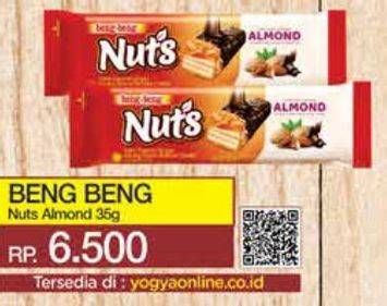 Promo Harga Beng-beng Wafer Nuts Almond 35 gr - Yogya