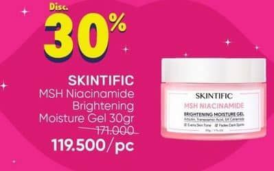 Promo Harga Skintific MSH Niacinamide Brightening Moisture Gel 30 gr - Guardian