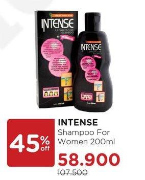 Promo Harga INTENSE Shampoo For Women 200 ml - Watsons