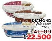 Promo Harga Diamond Ice Cream 700 ml - LotteMart