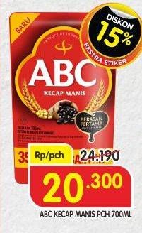 Promo Harga ABC Kecap Manis 700 ml - Superindo