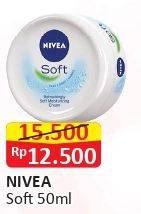 Promo Harga NIVEA Soft  50 ml - Alfamart
