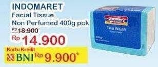 Promo Harga INDOMARET Facial Tissue Non Perfumed 400 gr - Indomaret