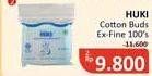 Promo Harga Huki Cotton Buds Extra Fine 100 pcs - Alfamidi