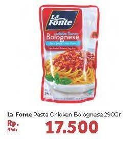 Promo Harga LA FONTE Saus Pasta Chicken Flavour Bolognese 290 gr - Carrefour