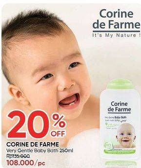 Promo Harga CORINE DE FARME Very Gentle Baby Bath 250 ml - Guardian