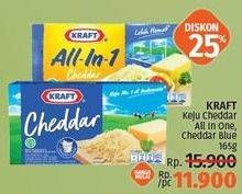 Promo Harga Kraft Cheddar All in One/ Blue  - LotteMart