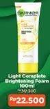 Promo Harga GARNIER Light Complete Brightening Foam 100 ml - Indomaret