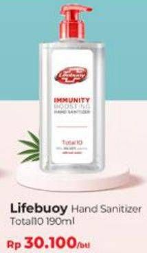 Promo Harga LIFEBUOY Hand Sanitizer Total 10 190 ml - Carrefour